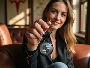 Porsche Portachiave Pelle Elegante Edizione Drift